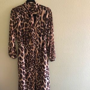 NWT Banana Republic Leopard Wrap Dress